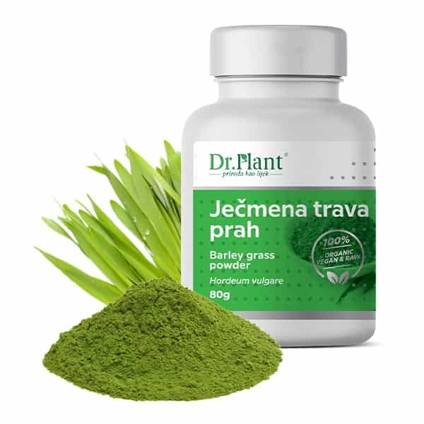 Dr. Plant BIO Ječmena trava u prahu (Hordeum vulgare) 80g - Image 3