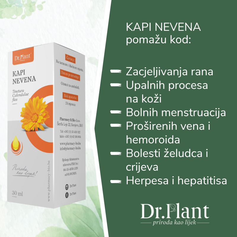 Dr. Plant kapi nevena (Calendulae flos) 30ml - Image 2