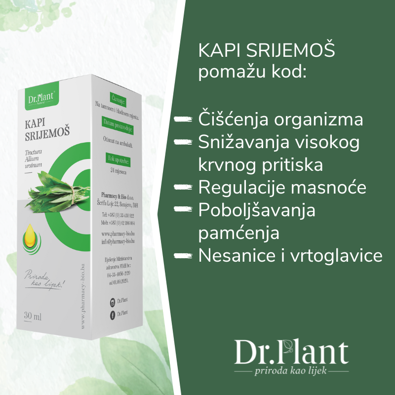 Dr. Plant kapi srijemoša (Allium ursinum) 30ml - Image 2
