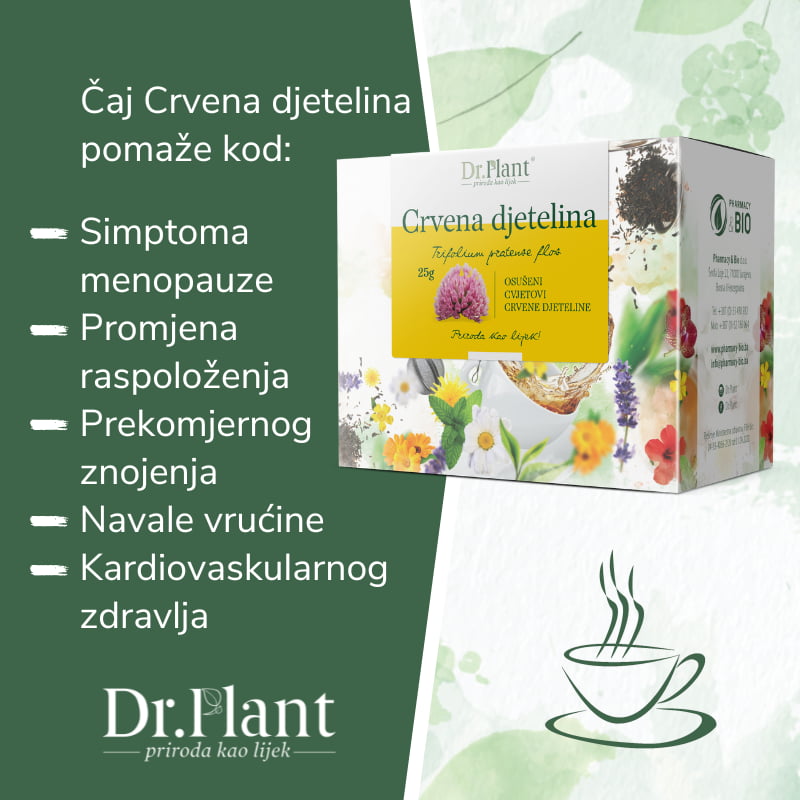 Dr. Plant čaj crvena djetelina (Trifolium pratense flos) 25g - Image 2