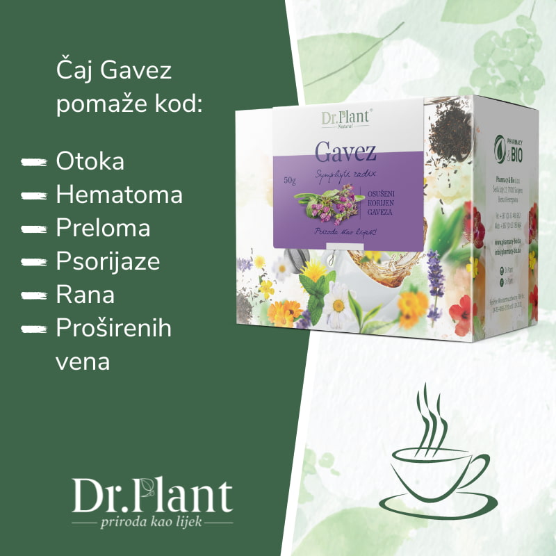 Dr. Plant čaj gavez korijen (Symphyti radix) 50g - Image 2