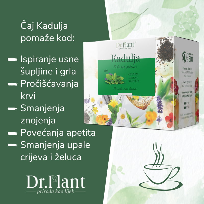 Dr. Plant čaj kadulja (Salviae folium) 40g - Image 2