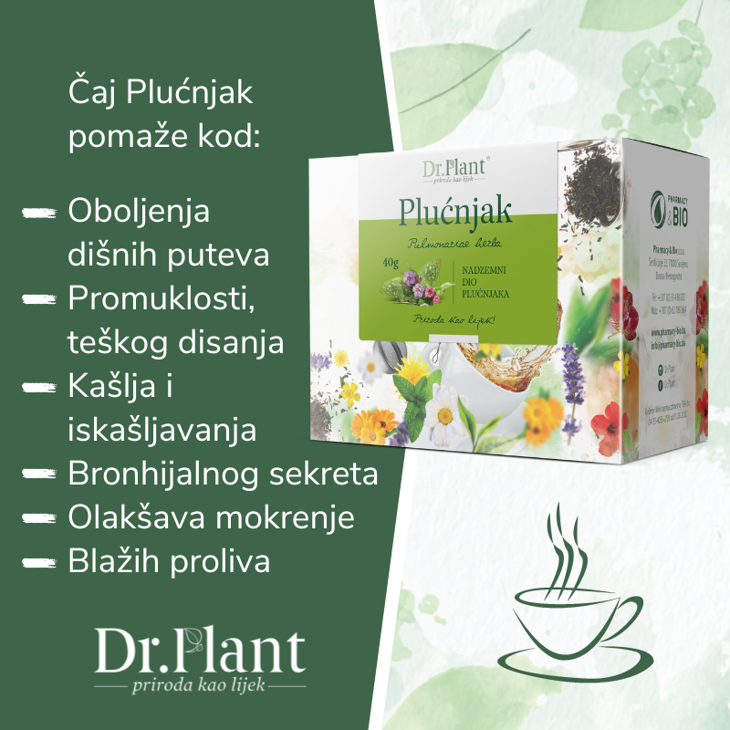 Dr. Plant čaj plućnjak (Pulmonariae herba) 40g - Image 2