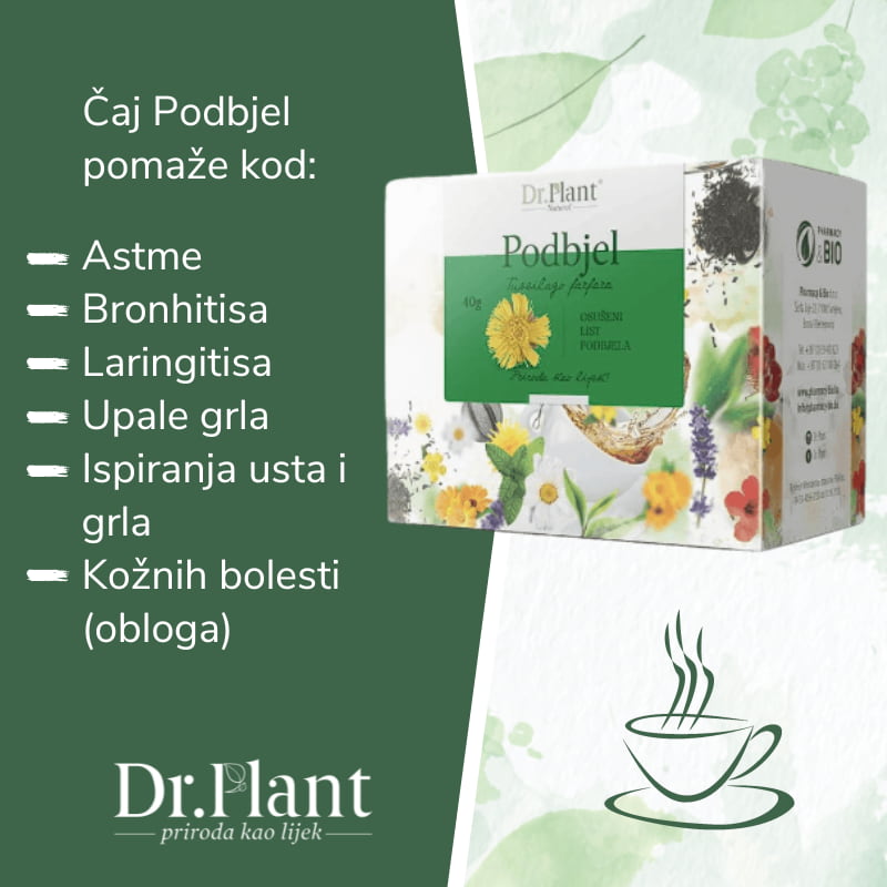 Dr. Plant čaj podbjel (Tussilago farfara) 40g - Image 2