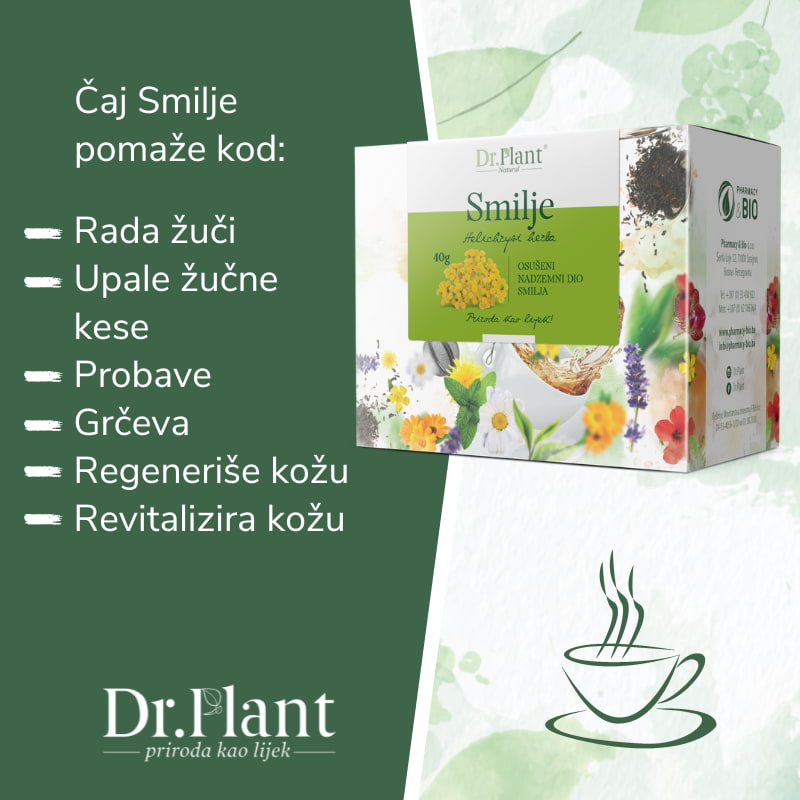 Dr. Plant čaj smilje (Helichrysi herba) 40g - Image 2