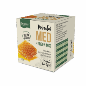 Dr.Plant prirodni med + Green mix, 250g