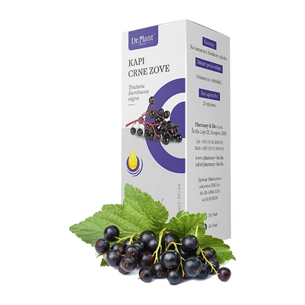 Dr. Plant kapi crne zove (Sambucus nigra) 30ml - Image 3