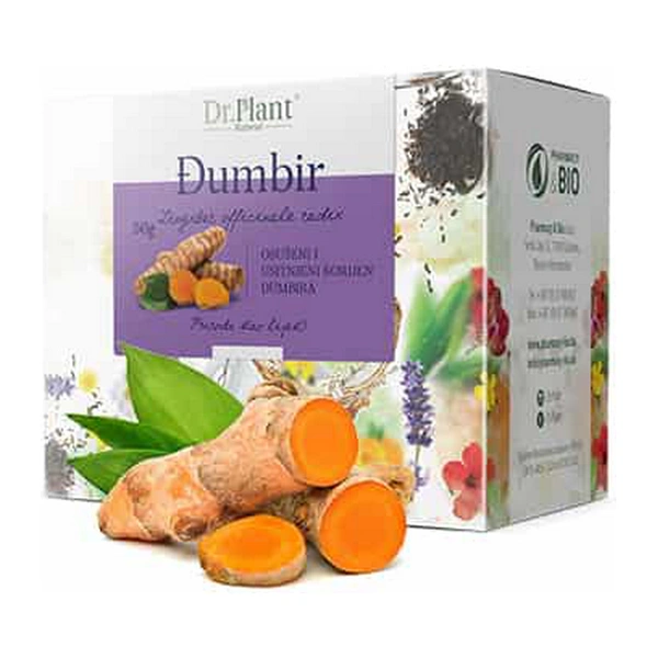 Dr.Plant čaj đumbir korijen (Zingiber officinale radix) 50g - Image 3