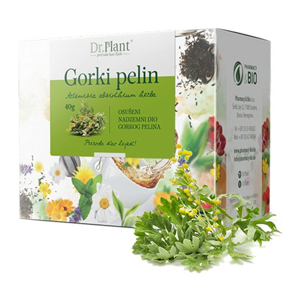 Dr. Plant čaj gorki pelin (Artemisia absinthium herba) 40g - Image 3