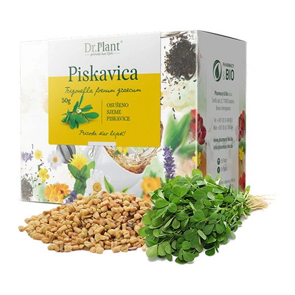 Dr. Plant čaj piskavica (Trigonella foenum graecum) 50g - Image 3