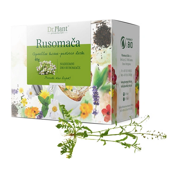 Dr. Plant čaj rusomača (Capsellae bursae-pastoris herba) 40g - Image 3