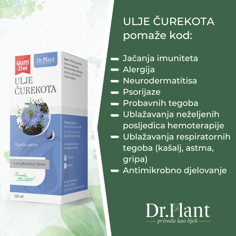 Dr. Plant ulje čurekota (Nigela sativa) 125ml - Image 2